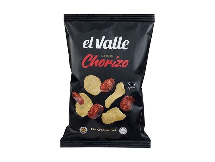  Patatas Fritas Chorizo Chips 140 gr. el Valle
